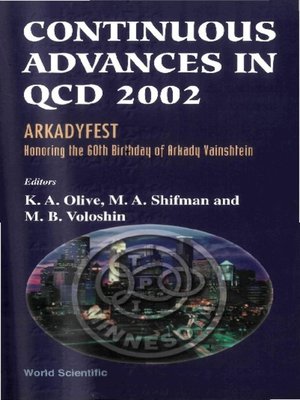 cover image of Continuous Advances In Qcd 2002